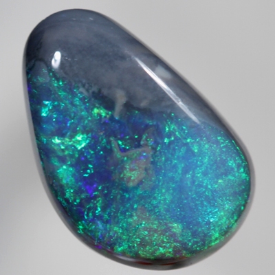 SOLID BLACK OPAL Forest green moves gently, always showing